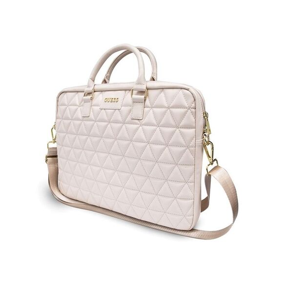 Guess bag for laptop GUCB15QLPK 15&quot; pink Quilted 3700740469316
