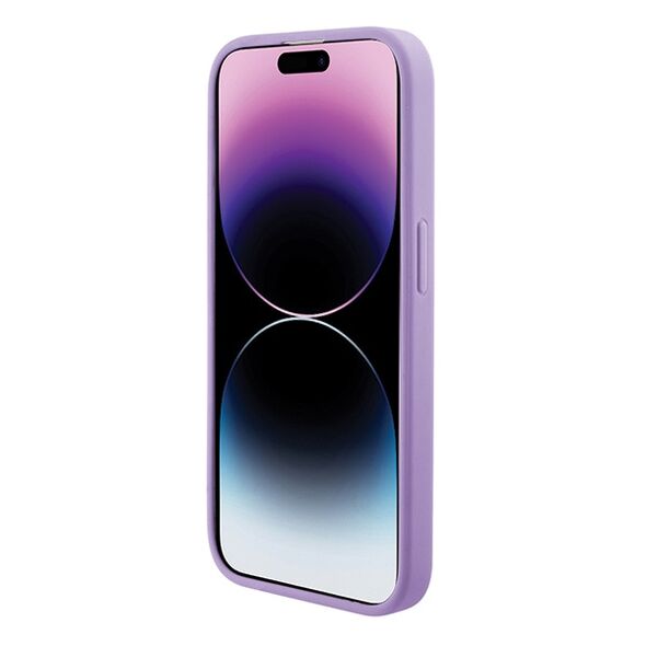 Guess case for iPhone 15 Plus 6.7&quot; GUHMP15MPSAHMCU purple hardcase Saffiano MagSafe 3666339155919