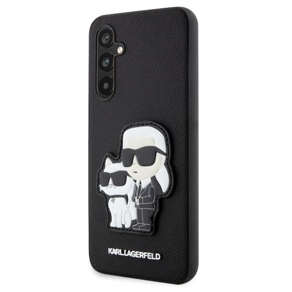 Karl Lagerfeld case for Samsung Galaxy A34 KLHCA34SANKCPK black hardcase Saffiano Karl&Choupette 3666339129385