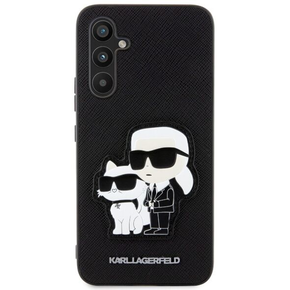 Karl Lagerfeld case for Samsung Galaxy A34 KLHCA34SANKCPK black hardcase Saffiano Karl&Choupette 3666339129385