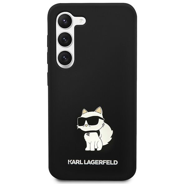 Karl Lagerfeld case for Samsung Galaxy S24 Plus KLHCS24MSNCHBCK black HC SILICONE NFT CHOUPETTE 3666339242336