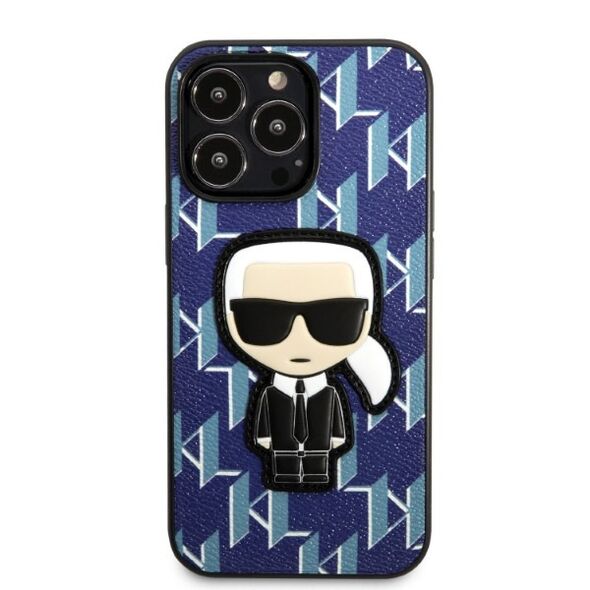 Karl Lagerfeld case for iPhone 13 Pro Max KLHCP13XPMNIKBL blue hard case Monogram Iconic Karl 3666339049515