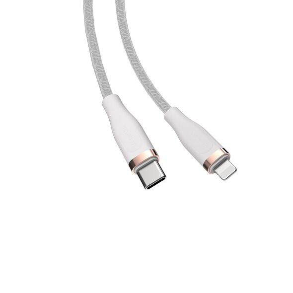 Devia cable Star PD USB-C – Lightning 1,5 m 27W 3A white 6938595395444