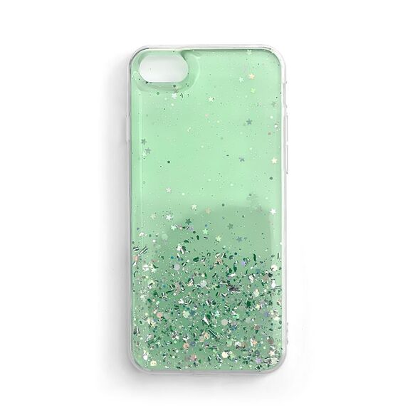 Wozinsky Star Glitter Shining Cover for Samsung Galaxy A41 green