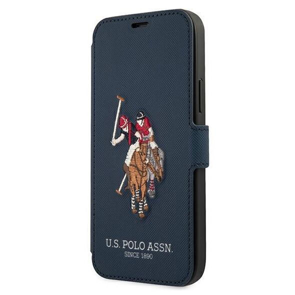 US Polo USFLBKP12LPUGFLNV iPhone 12 Pro Max 6,7" granatowy/navy book Polo Embroidery Collection