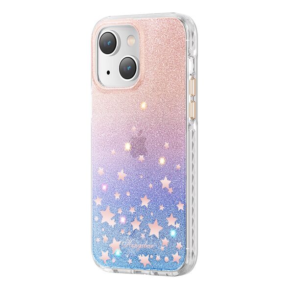 Kingxbar Heart Star Series case for iPhone 14 Plus case with zodiac stars