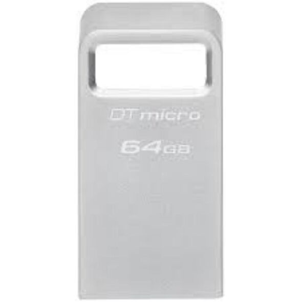 Kingston DataTraveler Micro Gen2 64GB USB 3.2 Stick Silver (DTMC3G2/64GB) (KINDTMC3G2-64GB) έως 12 άτοκες Δόσεις