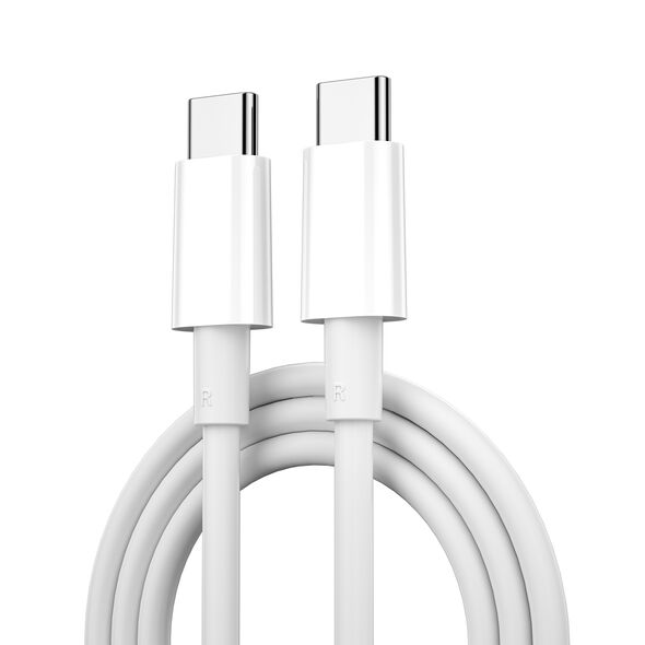 WIWU cable C008 USB-C - USB-C 1,2 m 100W white 6976195091359