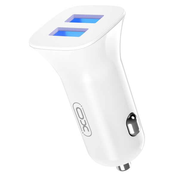 XO car charger CC31 2x USB 2,4A white 6920680875917