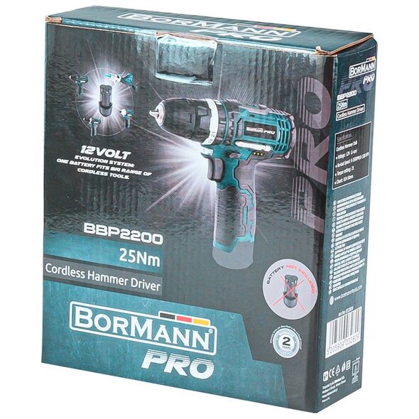 Bormann pro Bbp2200 Δραπανοκατσαβιδο Κρουστικο Μπαταριας 12v 032809 έως 12 Άτοκες Δόσεις