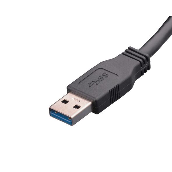 Akyga Καλώδιο Σύνδεσης Akyga USB HP 917468-0011946 USB-A Αρσενικό σε USB-B Αρσενικό ver.3.0 1.8m Μαύρο Bulk 38674 38674
