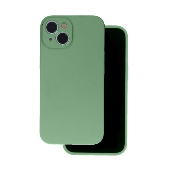 Solid Silicon case for Samsung Galaxy A14 5G light green 5907457736276