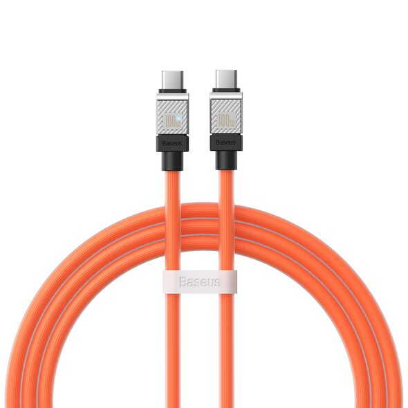 Baseus cable CoolPlay USB-C - USB-C 1m 100W orange 6932172626679