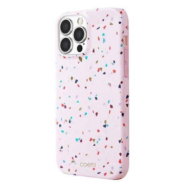 UNIQ etui Coehl Terrazzo iPhone 13 Pro / 13 6,1" różowy/blush pink