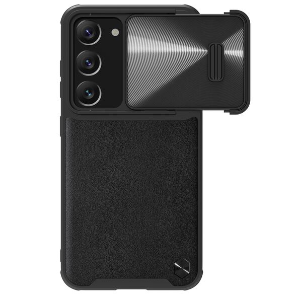Nillkin CamShield Leather S Case for Samsung Galaxy S23+ cover with camera cover black