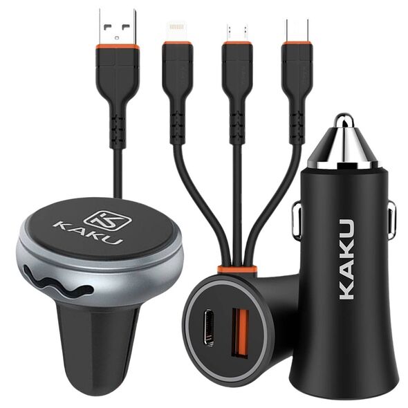 Christmas GSM Accessories Set (Car Charger + Car Holder + 3in1 Cable) 5902429900648