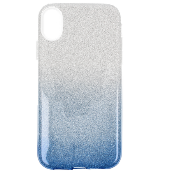 Glitter Case IPHONE XS MAX silver blue 09060708