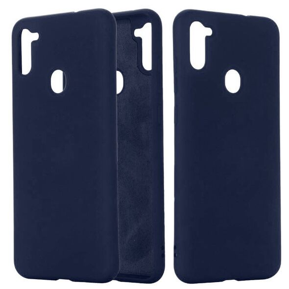 Case SAMSUNG GALAXY M11 Silicone case navy blue 5900495838643