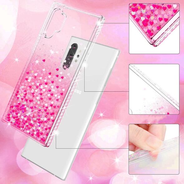 Case IPHONE 12 MINI Diamond Liquid Glitter pink 5904161101611