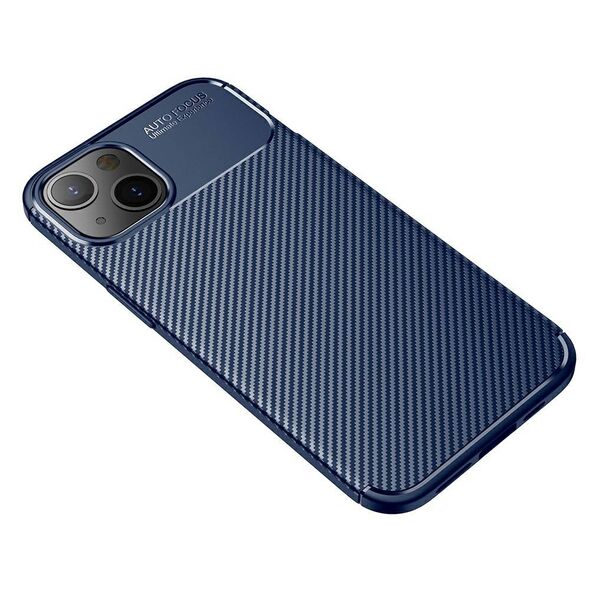 Case IPHONE 13 Armored Shockproof Carbon Fiber navy blue 5904161114338