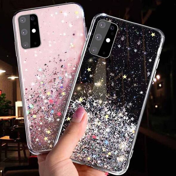 Case IPHONE 13 PRO Sequins Glue Glitter Case pink 5904161117452