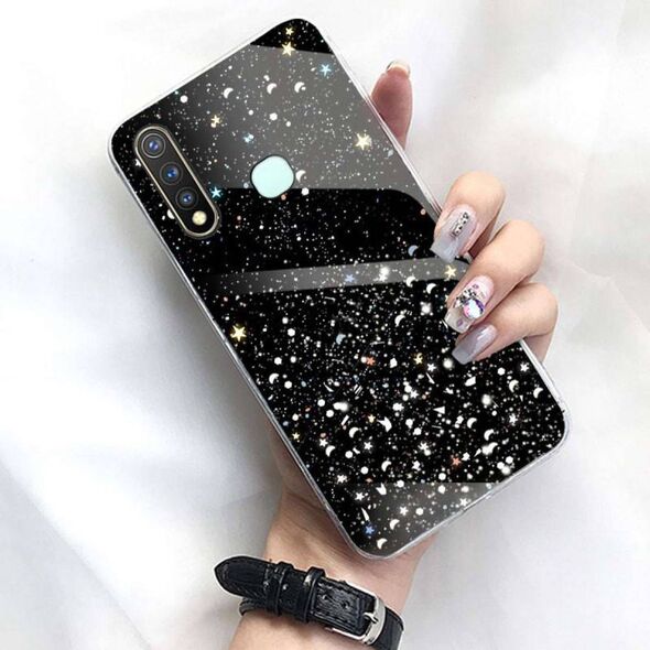 Case IPHONE 13 PRO Sequins Glue Glitter Case black 5904161117476