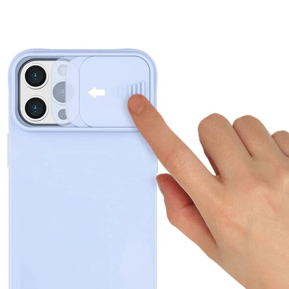 Case SAMSUNG GALAXY A03S Nexeri Silicone Lens Privacy Slider Camera Cover light blue 5904161120667