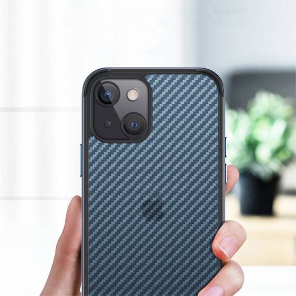 Case IPHONE 13 MINI Sulada Carbon Fiber Hybrid Case black 5904161123323