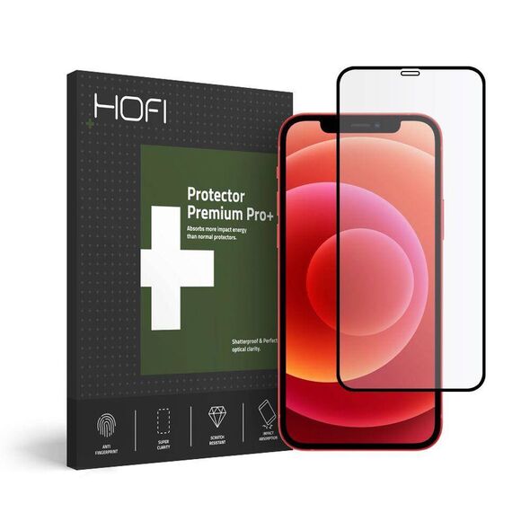 Tempered Glass 5D IPHONE 12 PRO Hofi Full Pro+ black 0795787713976