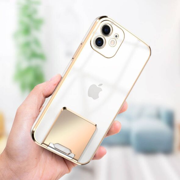 Case IPHONE 12 Kickstand Case gold 5904161124818