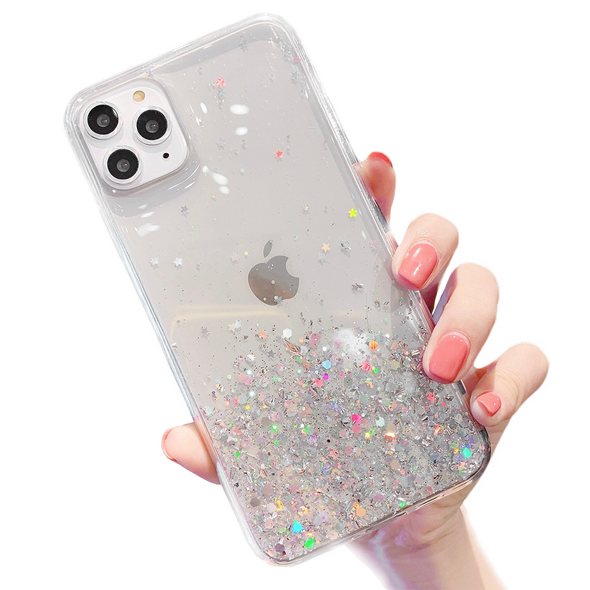 Case XIAOMI 12 5G / 12X 5G Sequins Glue Glitter Case transparent 5904161125655