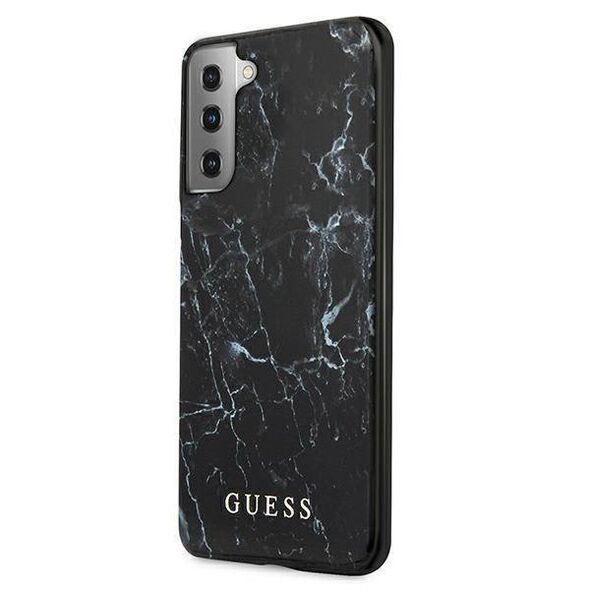 Original Case SAMSUNG GALAXY S21+ Guess Hardcase Marble (GUHCS21MPCUMABK) black 3666339003296