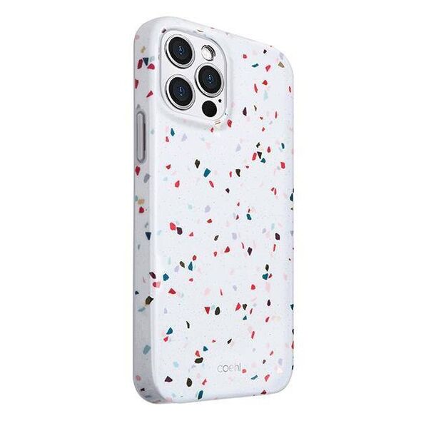 UNIQ case Coehl Terrazzo iPhone 12/12 Pro 6.1" white/natural white 8886463675106