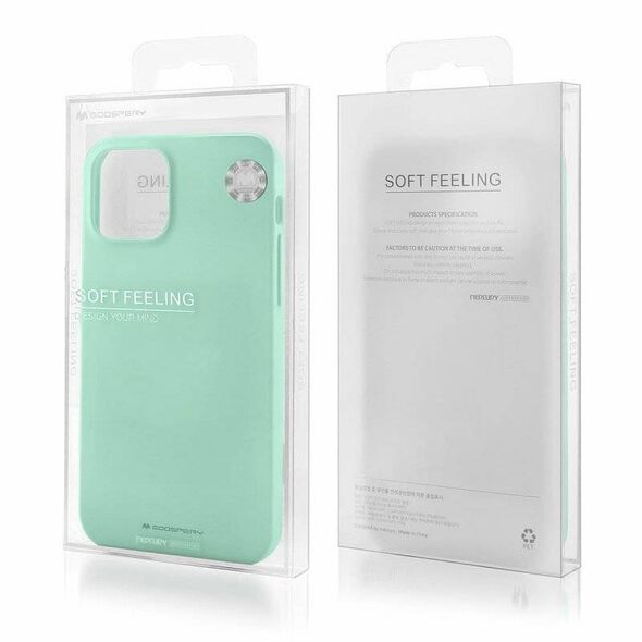 Case SAMSUNG GALAXY M53 5G Matte Silicone Mercury Soft Jelly mint 8809842296136