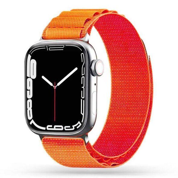 Strap for APPLE WATCH 4 / 5 / 6 / 7 / 8 / SE / ULTRA (42 / 44 / 45 / 49 MM) Tech-Protect Nylon Pro orange 9490713928356