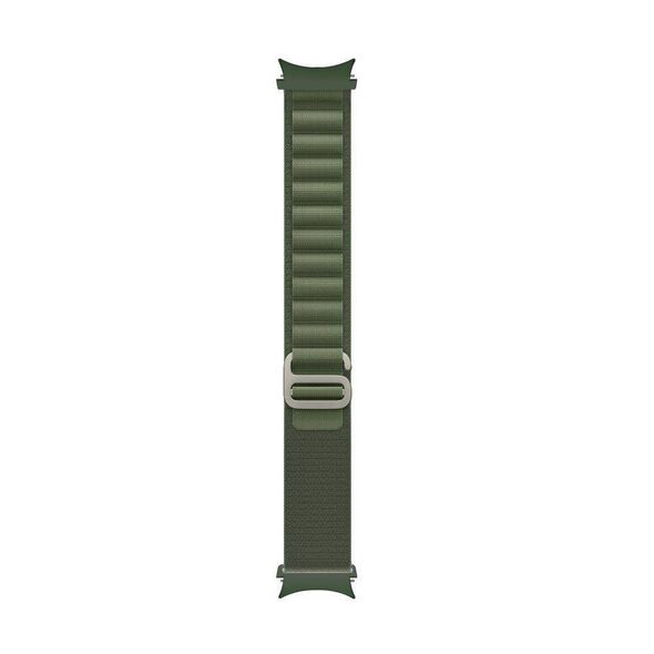 Strap for SAMSUNG GALAXY WATCH 4 (40MM) / (44MM) / GALAXY WATCH 4 CLASSIC (42MM) / (46MM) / GALAXY WATCH 5 (40MM) / (44MM) / GALAXY WATCH 5 PRO (45MM) Tech-Protect Nylon Pro Green military 9490713930281