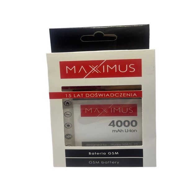 Battery for HUAWEI MATE 10 / MATE 20 / P20 PRO / VIEW 20 4000mAh Maxximus HB436486ECW 5901313085461