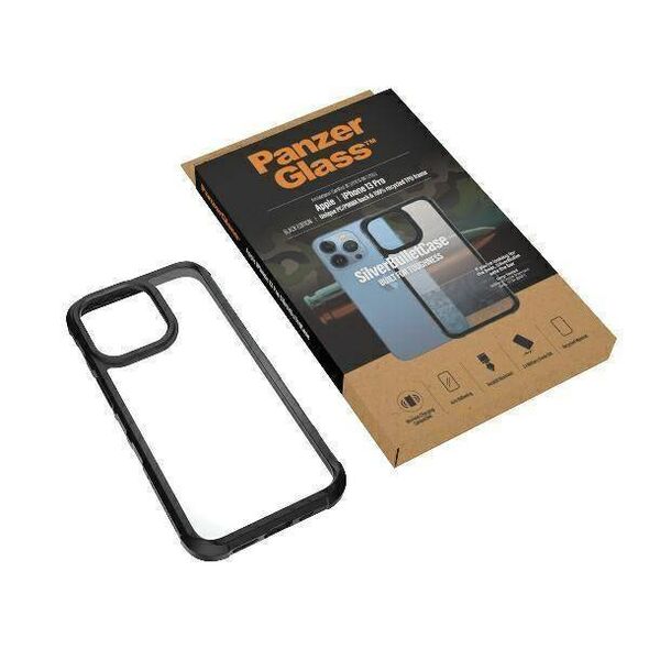 Case IPHONE 13 PRO PanzerGlass ClearCase Antibacterial Military (0324) Grade SilverBullet 5711724003240