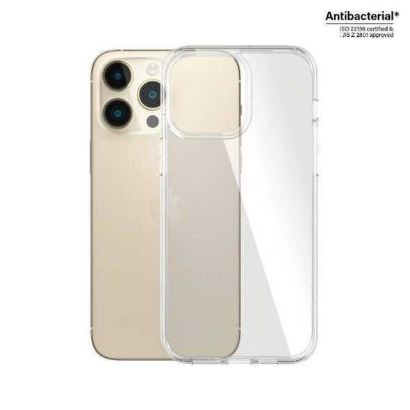 Case IPHONE 14 PRO MAX PanzerGlass HardCase Antibacterial Military (0404) Grade Clear transparent 5711724004049