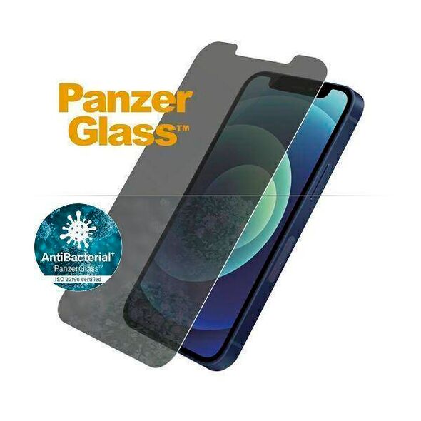 Tempered Glass IPHONE 12 MINI PanzerGlass Standard Super+ Privacy Antibacterial 5711724127076