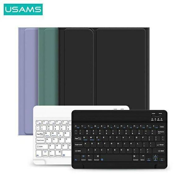 Case APPLE IPAD 9.7 (2gen / 3gen / 4gen / 5gen / 6gen) USAMS Winro Keyboard White keyboard (IPO97YRXX03) purple 6958444973036