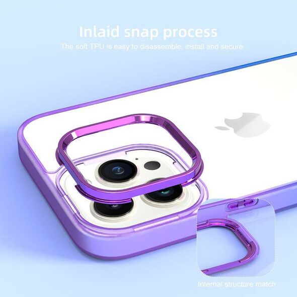 Case IPHONE 11 PRO MX Rainbow purple-blue 5901313078814