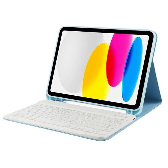 Case APPLE IPAD 10.9 (10gen) Tech-Protect SC Pen + Keyboard light blue 9490713934630