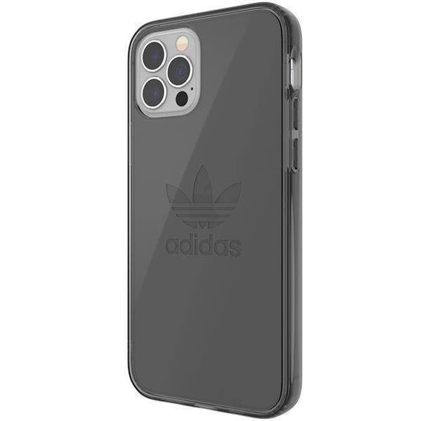 Original Case IPHONE 12 / 12 PRO Adidas OR Protective (42385) smokey black transparent 8718846084390