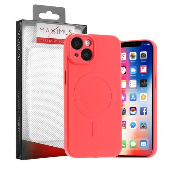 Case APPLE IPHONE 15 PLUS MX Liquid Armour MagSafe red 5901313079774