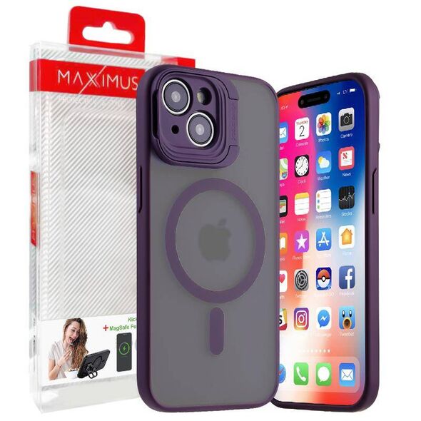 Case APPLE IPHONE 15 PRO MX MagSafe purple 5901313091677