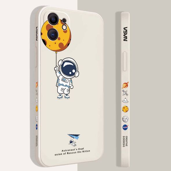 Case IPHONE 13 Astronaut NASA creamy 5904161140238