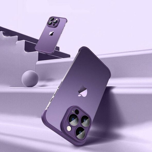 Case IPHONE 13 PRO MAX Edge and Lens Protector purple 5904161141037