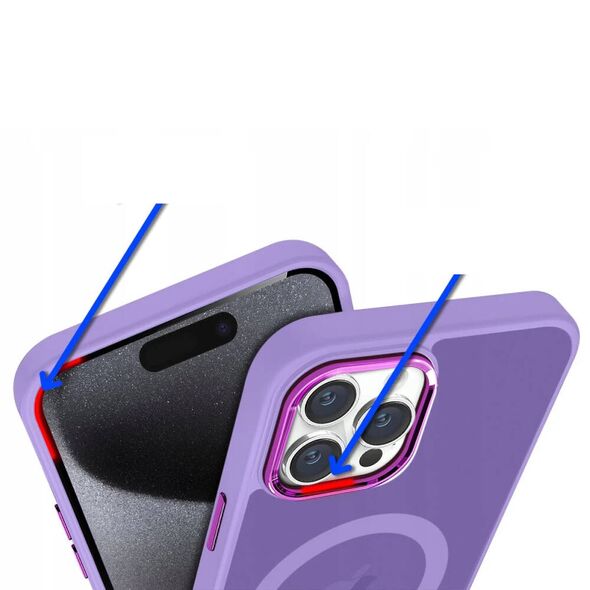 Case APPLE IPHONE 15 PRO MAX Matt MagSafe purple 5904161142805