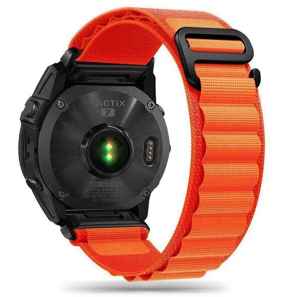 Strap for GARMIN FENIX 5 / 6 / 6 PRO / 7 Tech-Protect Nylon Pro orange 9319456607710